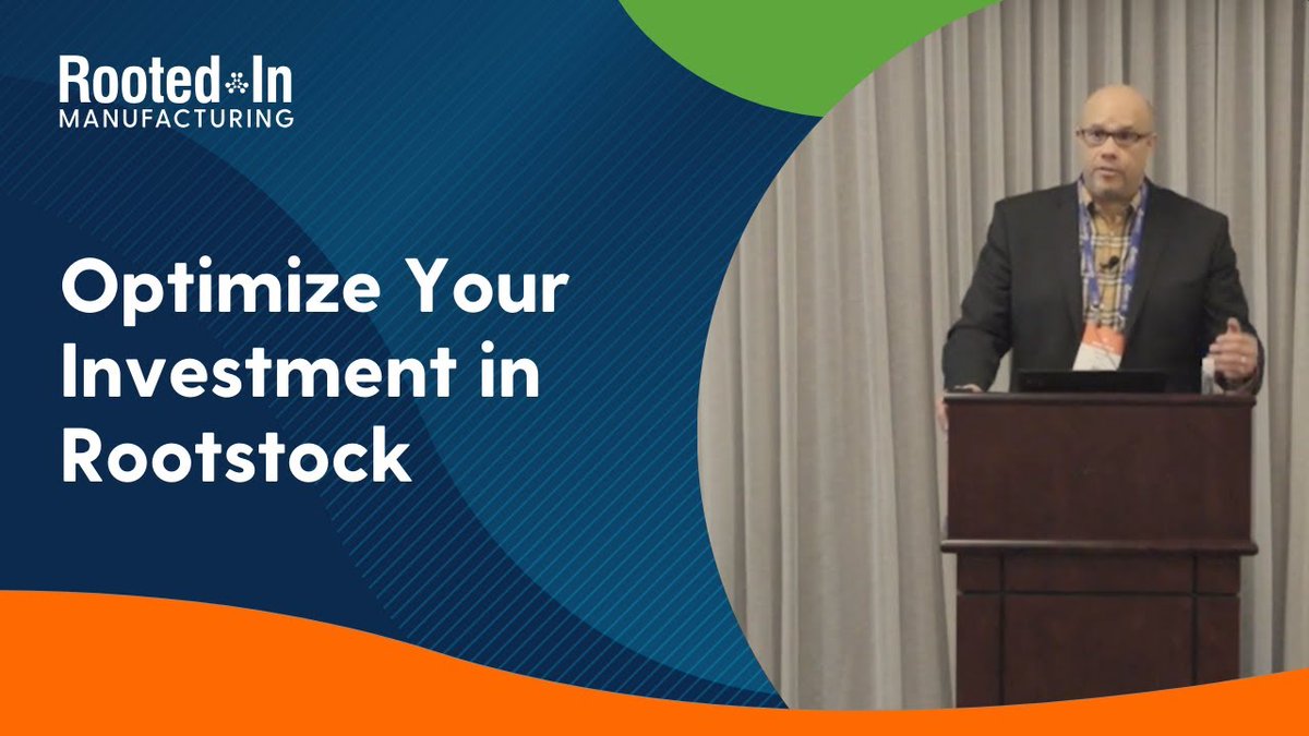 RootstockMFG's tweet photo. Check out today’s "As Seen at #RootedIn" episode, led by Rootstock Engagement Director George Starr. Learn how Rootstock Manufacturing ERP drives continuous improvement and how you can optimize your investment. 

https://t.co/FJnhiWJjrI

#Manufacturing #ERP #ContinuousImprovement https://t.co/iNd6v3EYCL