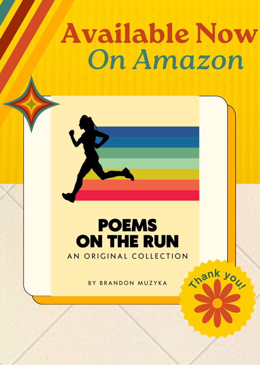 BMuz_Reviews's tweet image. ICYMI: My third book, “Poems on the Run: An Original Collection,” is available now on Amazon in paperback and Kindle! 

Search my name on Amazon to find it. Thank you for all the support!

#PoemsOnTheRun #independentauthor #thirdbook #poetry #poetrycollection #amazonexclusive