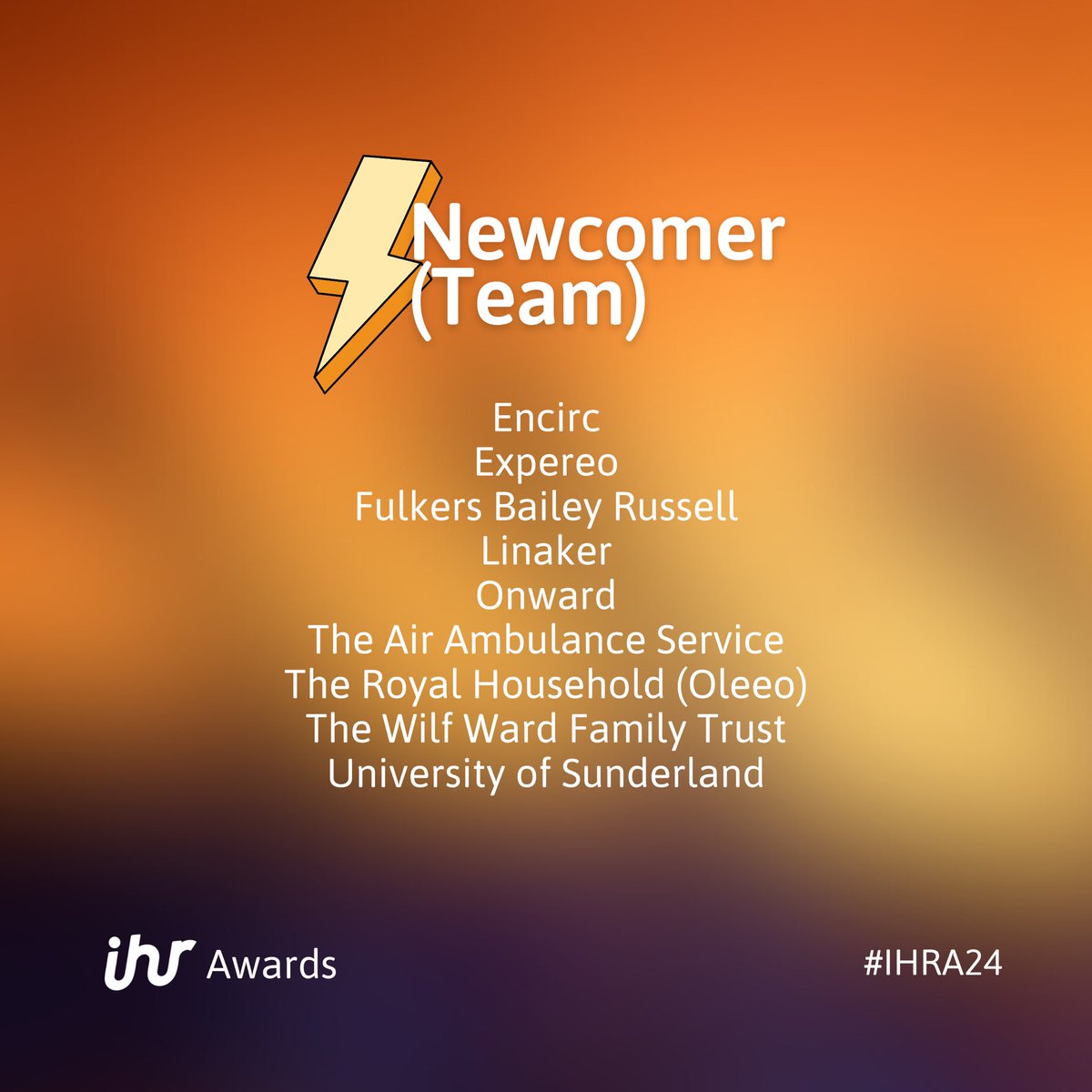 Encirc (@encirc) on Twitter photo We are delighted to announce that we have been shortlisted for the <a href="/InhouseRecNet/">In-house Recruitment</a> 2024 Newcomer award!
The even takes places on the 27th November at the Park Plaza Westminister.
Best of luck to all candidates and see you in November #IHRA24 We are delighted to announce that we have been shortlisted for the <a href="/InhouseRecNet/">In-house Recruitment</a> 2024 Newcomer award!
The even takes places on the 27th November at the Park Plaza Westminister.
Best of luck to all candidates and see you in November #IHRA24
