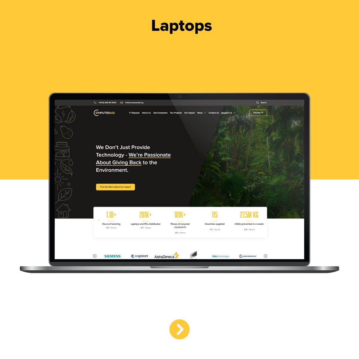 Computer_Aid's tweet photo. At Computer Aid, we're committed to protecting the environment from e-waste. 

We rely on donations of functioning tech, including laptops, desktops, tablets, phones and more!

Find out more:
💛 https://t.co/9RlwA1DwP9 

#ComputerAid #TechDonations #CSR #DigitalDivide https://t.co/q2RJkyfFd8