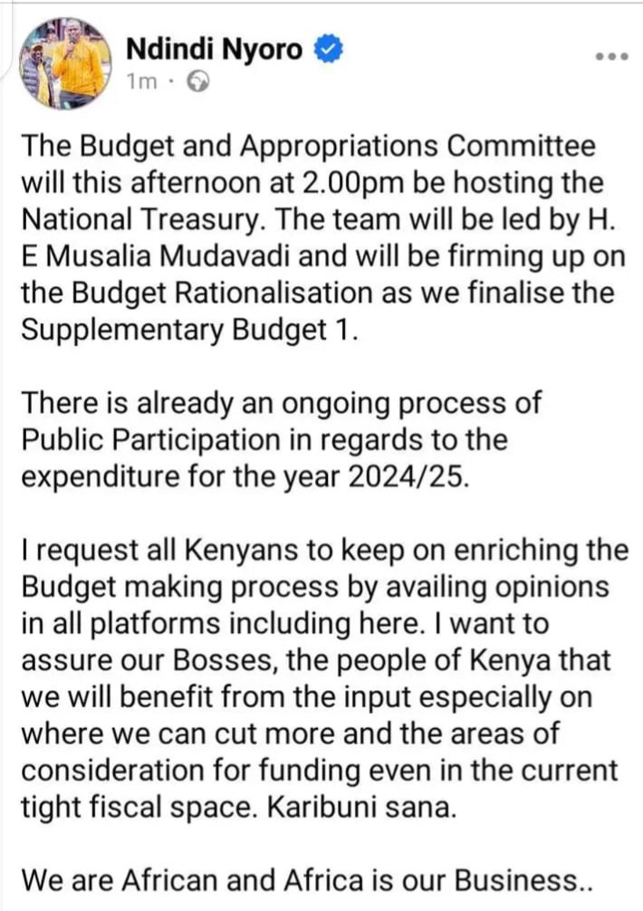 Teacher Activist (@teacher_genz) on Twitter photo Hon <a href="/NdindiNyoro/">Ndindi Nyoro</a> , <a href="/WilliamsRuto/">William Samoei Ruto, PhD</a>. In spite of the tight fiscal space for financial year 24/25. We, the JSS Teachers suggest that one of the areas for consideration in the supplementary budget is our conversion to PnP terms. Save CBC.
#OccupyJKIA
#OccupyAirport Hon <a href="/NdindiNyoro/">Ndindi Nyoro</a> , <a href="/WilliamsRuto/">William Samoei Ruto, PhD</a>. In spite of the tight fiscal space for financial year 24/25. We, the JSS Teachers suggest that one of the areas for consideration in the supplementary budget is our conversion to PnP terms. Save CBC.
#OccupyJKIA
#OccupyAirport