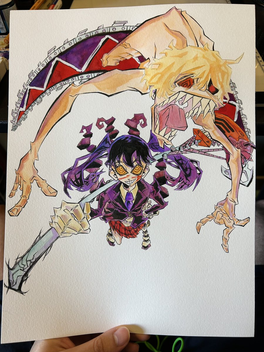 Manof_amrt's tweet photo. Wip CSM X Soul Eater https://t.co/gpZ14qCjMD