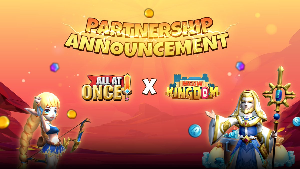 AAO Game (@aao_game) on Twitter photo STRATEGIC PARTNERSHIP
๐ค All At Once Game x Meow Kingdom ๐ค
We are thrilled to announce our exciting collaboration with <a href="/meowkingdom_io/">Meow Kingdom</a> ๐ฅ
๐ About Meow Kingdom: a thrilling Telegram-based game blending strategic village building with exciting airdrop spins.
๐ ALL AT ONCE - STRATEGIC PARTNERSHIP
๐ค All At Once Game x Meow Kingdom ๐ค
We are thrilled to announce our exciting collaboration with <a href="/meowkingdom_io/">Meow Kingdom</a> ๐ฅ
๐ About Meow Kingdom: a thrilling Telegram-based game blending strategic village building with exciting airdrop spins.
๐ ALL AT ONCE -