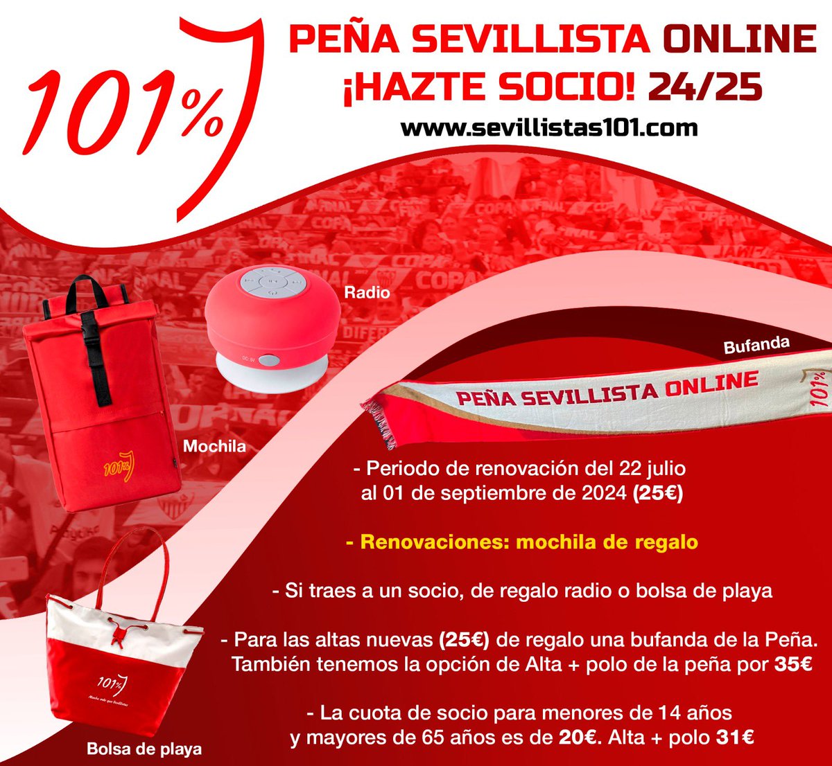 Sevillistas101's tweet photo. ¡Ya puedes formar parte de la familia de @sevillistas101 !

Entra en el siguiente enlace o escanea el código QR:

https://t.co/jJYue2xDKp https://t.co/1D0uOpoMwj