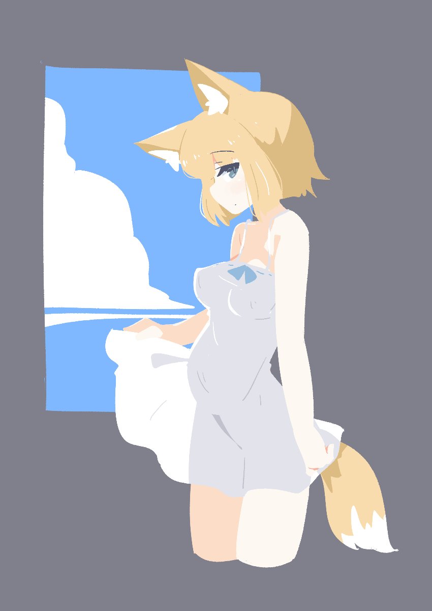 (お題箱)伺かスケスケ白ワンピース部なリサチャンをお願いします。下着を身につけてないやつ! 