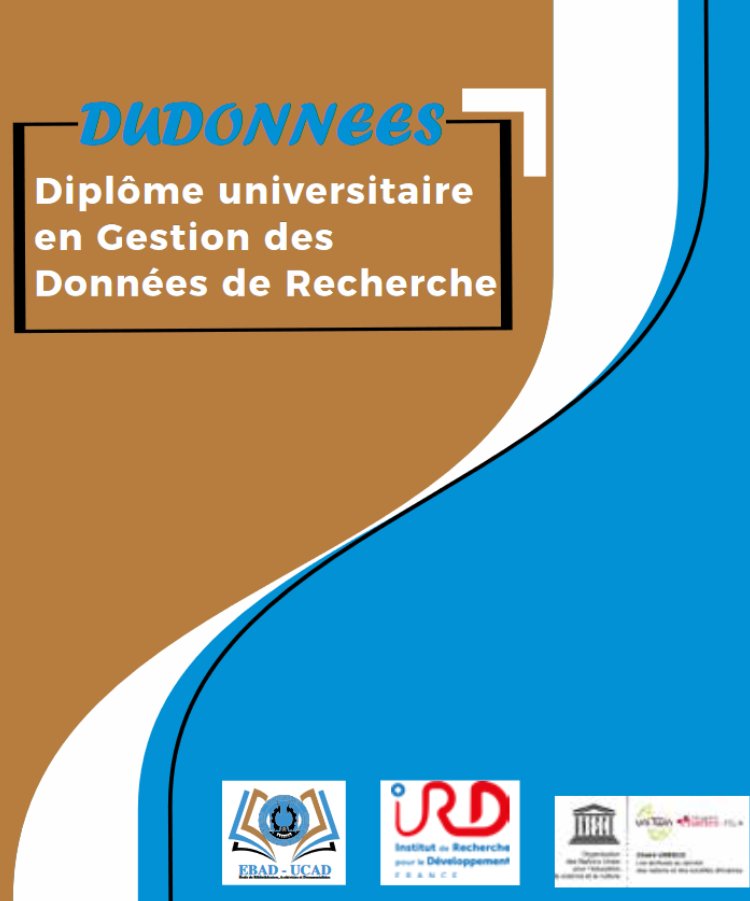 📢 Lancement d’un nouveau diplôme universitaire (#DU) en #Gestion des #données de la #recherche (DUDONNEES), par l’<a href="/EbadUcad/">EBAD, UCAD (Sénégal)</a>, l’<a href="/ird_fr/">IRD.fr</a> et l’<a href="/Ecoledeschartes/">École des chartes | PSL</a>-<a href="/psl_univ/">Université PSL</a>. 📅 Candidatures jusqu’au 16 septembre 2024. En savoir plus ➡ lc.cx/ylKn-O