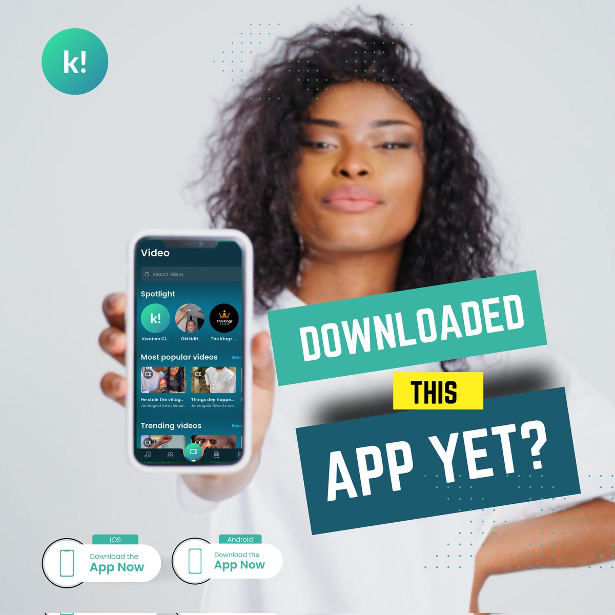 TikTok for African Content Creators! 
Download it! 
Explore it! 
Enjoy it!

Music.kwot.com
