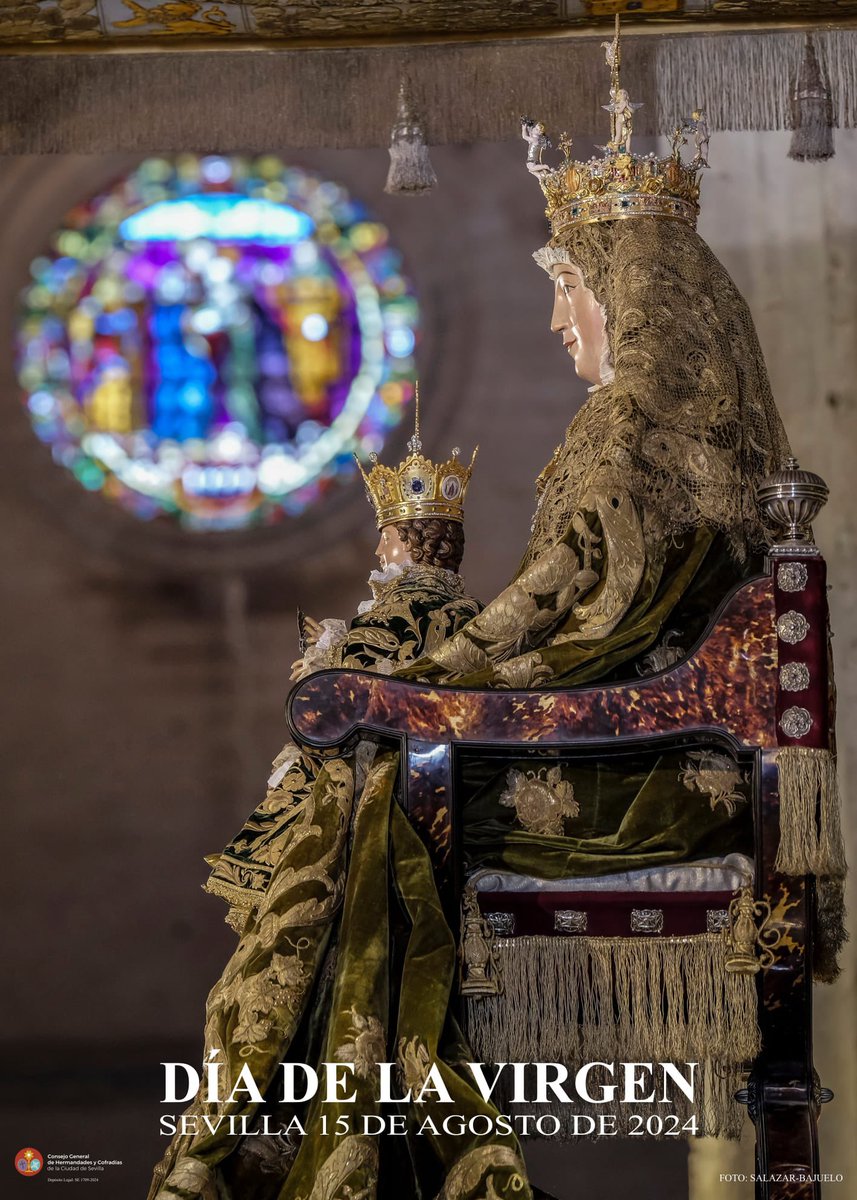 Una foto de Salazar-Bajuelo protagoniza el cartel de la Virgen de los Reyes de <a href="/ElConsejoSev/">Consejo HH y CC Sevilla</a>