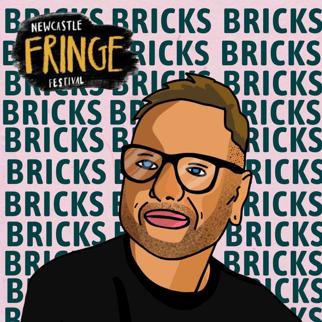 SiBeckwith's tweet photo. THIS FRIDAY!
Come see my Newcastle Fringe show BRICKS at Prohibition Cabaret Bar on Friday 26th July at 9pm!
A daft, fun, storytelling show about family, swearing and the North East. It's got some very silly drawings in it too!  Tickets at the link in bio. https://t.co/9Y1tXKeZxE