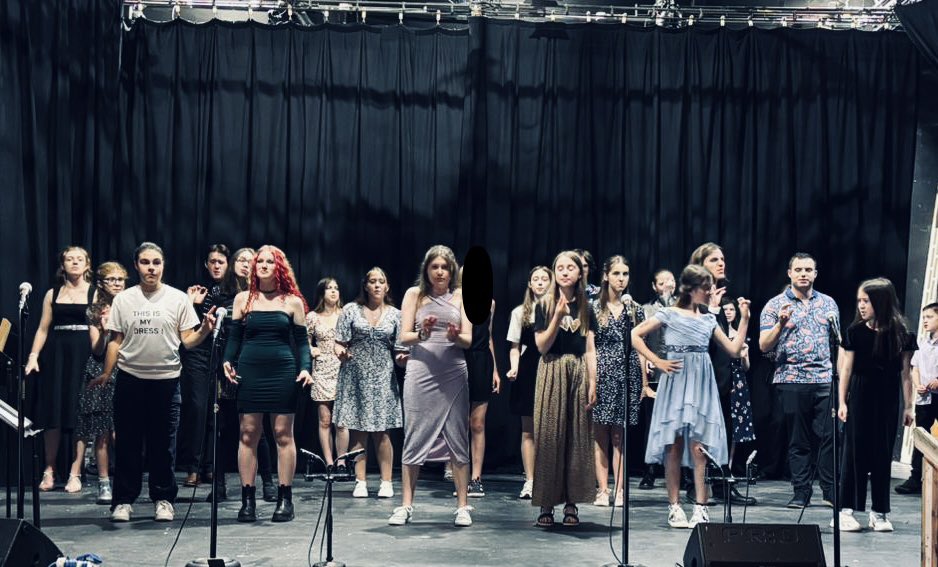 We had a wonderful afternoon yesterday performing at <a href="/IlkleyPlayhouse/">Ilkley Playhouse</a>. Both choirs sang with confidence and expression. Members of the audience commented in particular on the staged songs with movement, and said how much energy everyone sang with. Well done to all of our singers!