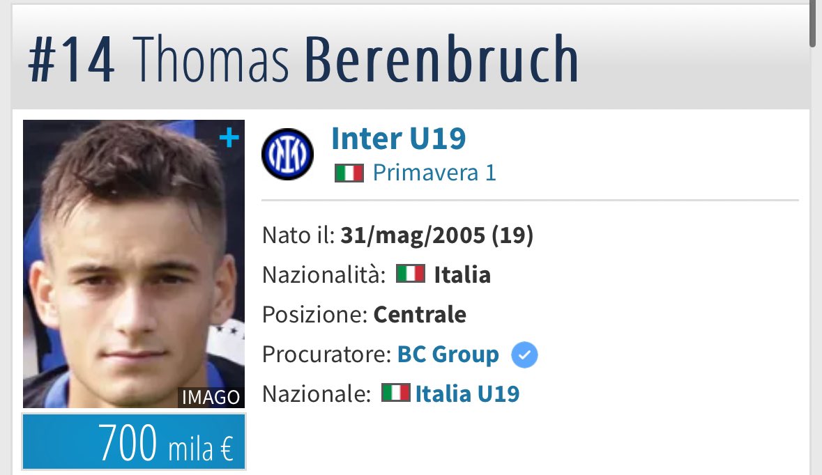 gianniparisio's tweet photo. Ho visto gli highlights di #InterLugano ed oggi sono curioso di vedere live il giovane talentino Berenbruch.
Nella precedente uscita ha fatto vedere qualche colpo niente male, soprattutto il lancio per #Taremi che ha portato al 3-2.
#InterPergolettese https://t.co/AtweknJcrt