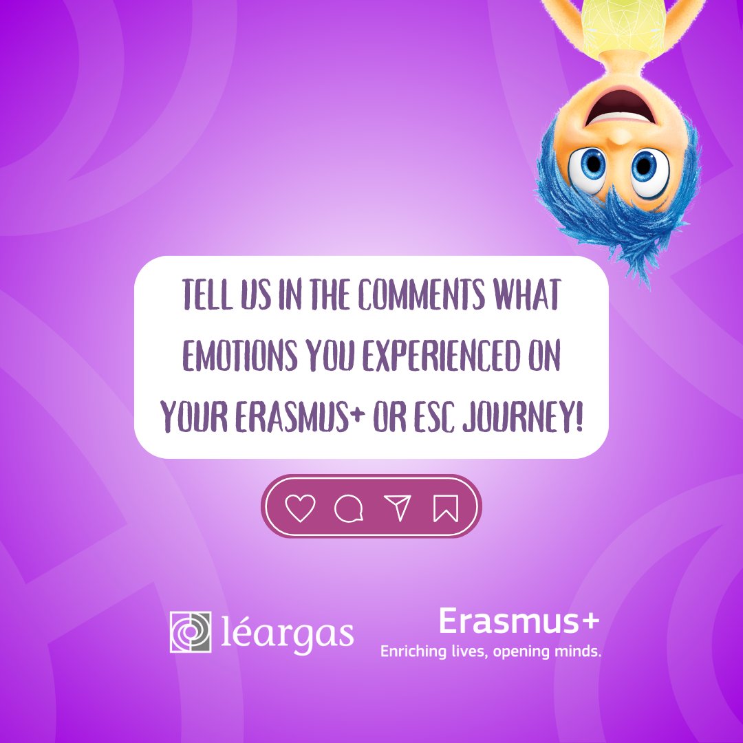 Léargas (@leargas) on Twitter photo Swipe to explore the emotions that you might experience on an exchange, job shadow, training or volunteering project.
Want to see your story featured in a future post? Send us a photo, video, or graphic with a brief description to comms@leargas.ie. Swipe to explore the emotions that you might experience on an exchange, job shadow, training or volunteering project.
Want to see your story featured in a future post? Send us a photo, video, or graphic with a brief description to comms@leargas.ie.