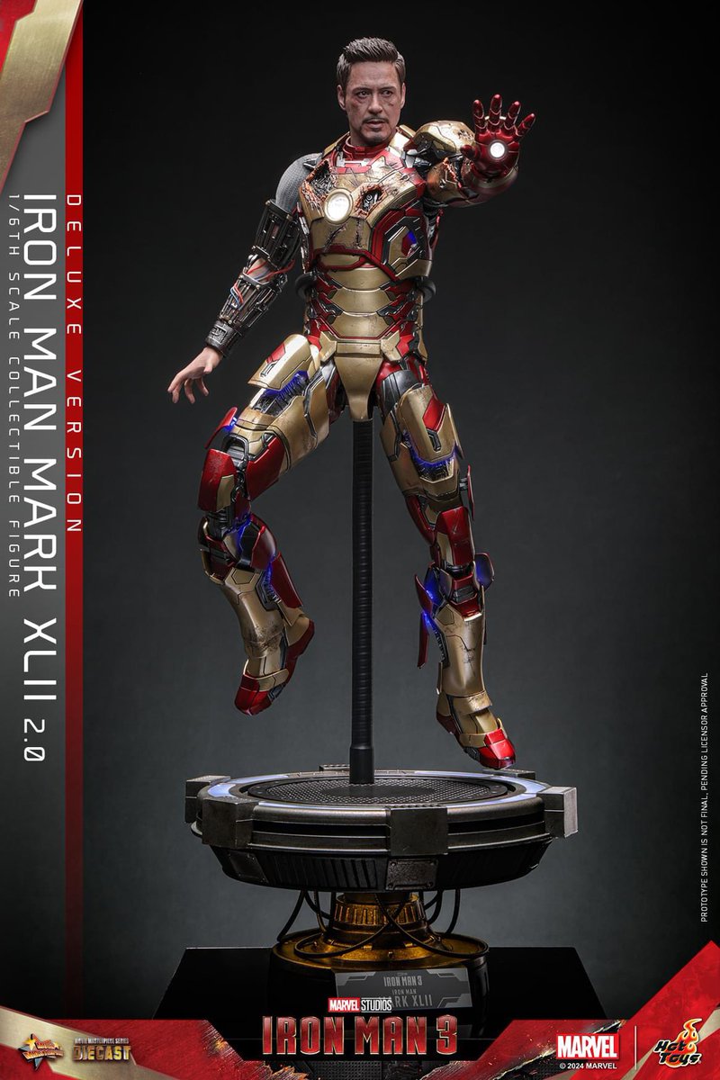 one6Update's tweet photo. #HotToys announced Iron Man Mark XLII (2.0)(Deluxe version)
1/6
#IronMan #MarkXLII #Marvel #ホットトイズ #MarvelStudios #HotToysCollectibles #Sixthscale #MCU #Toys #collectible #Mark42 https://t.co/85RsuBIQ3S