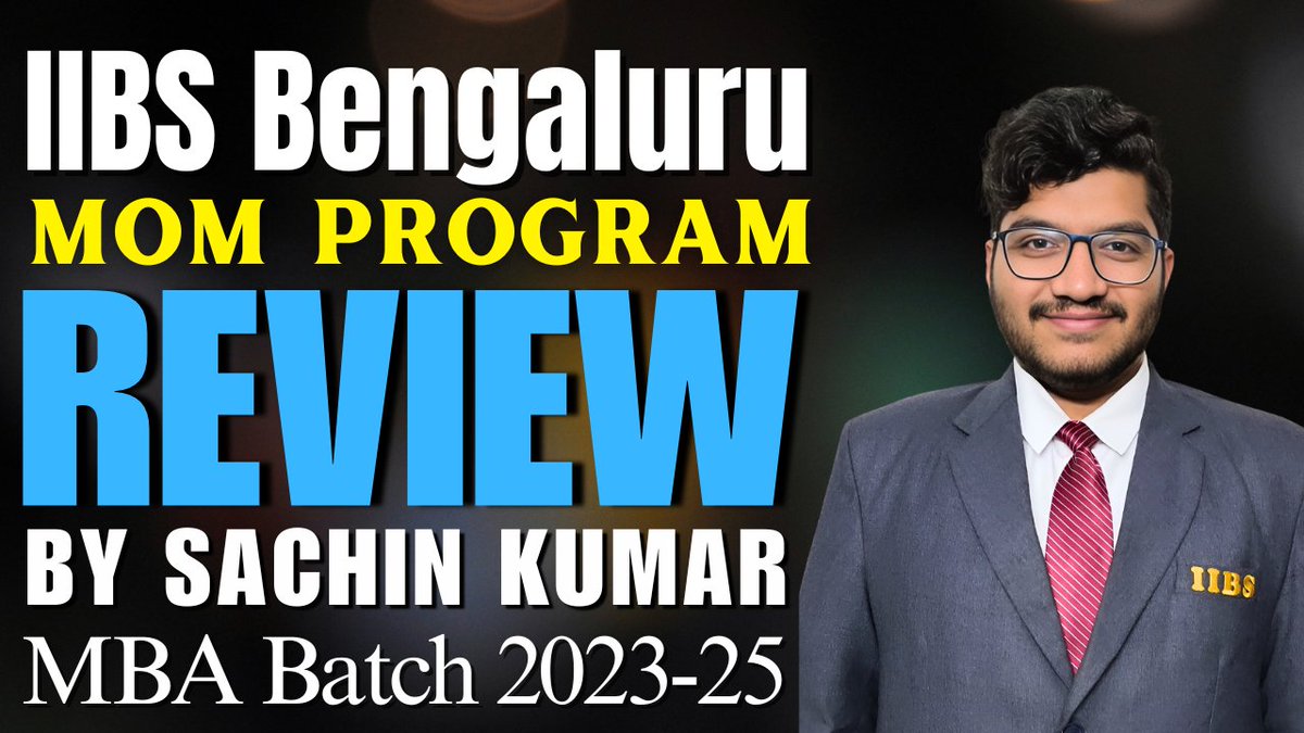 iibsonline's tweet photo. MOM Program Review By Sachin Kumar | IIBS Bengaluru | #adventure #learning #video https://t.co/RkcHYE0CTJ
#IIBSBangalore #MBA #StudentLife #CorporateWorld #Teamwork #ManagementSkills #AdventureLearning #PyramidValley #Grateful #LearningJourney #team #leadership https://t.co/amJEKPsuCS