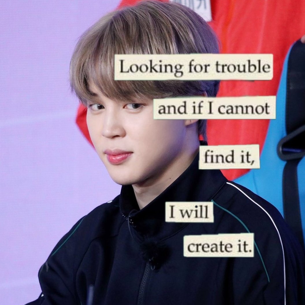 BTSmyStars's tweet photo. the tailor of chaos park jimin strikes  again https://t.co/EpMYlOVaAL