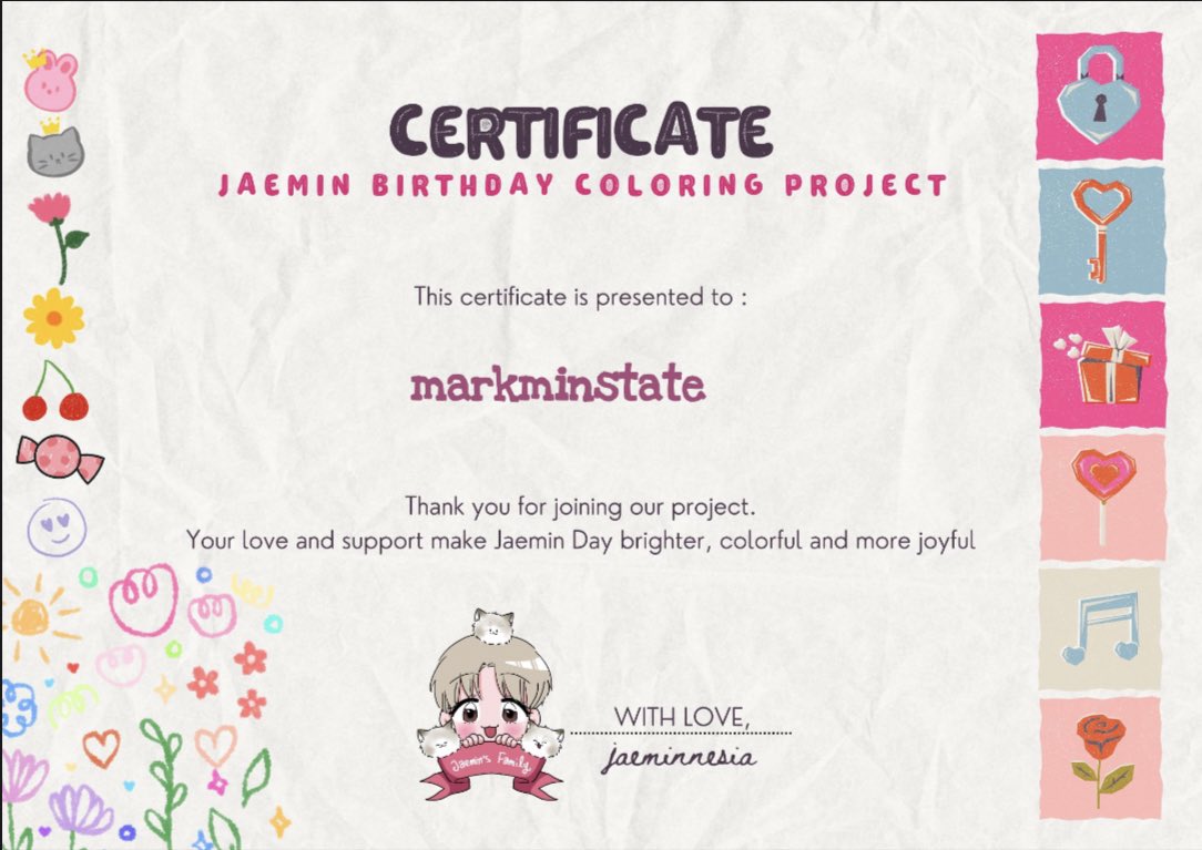 markminstate's tweet photo. markminstate joined the coloring project 🤩 thank you for making this cutie project admins @najaeminnesia 🎀

#HAPPYJAEMINDAY
#ColorForJaemin #재민버블 #JAEMIN #재민 @NA_RCISSISM_ @NCTsmtown_DREAM https://t.co/WLRll2wJBT