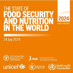 UN_Nutrition's tweet photo. Among other data📊 the #SOFI report features updates on the cost &amp; affordability of #HealthyDiets🥑🥕🐟, a key ingredient for good #nutrition.
Looking forward to Wednesday’s launch of this joint FAO/IFAD/UNICEF/ WFP/WHO flagship publication❗️
#SOFI2024
👉 https://t.co/HpGd3CqOe7 https://t.co/lTJnQ4tIjZ
