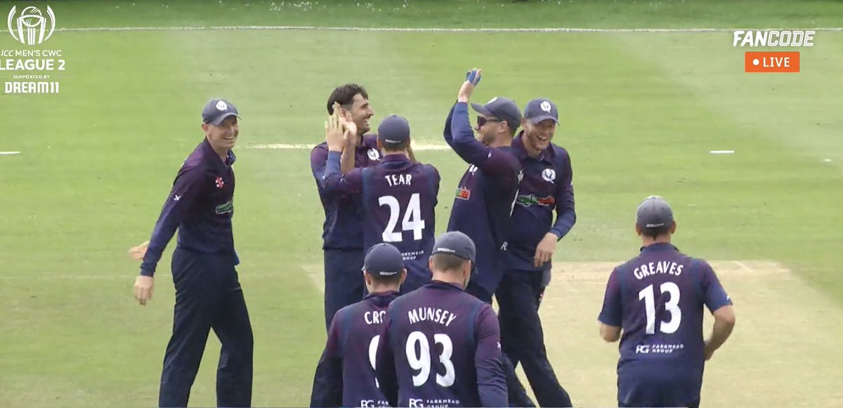 CricketGully (@thecricketgully) on Twitter photo Charlie Cassell's 1st Over in International Cricket:
W W 0 W 0 0
<a href="/CricketScotland/">Cricket Scotland</a>
📷 Fancode Charlie Cassell's 1st Over in International Cricket:
W W 0 W 0 0
<a href="/CricketScotland/">Cricket Scotland</a>
📷 Fancode