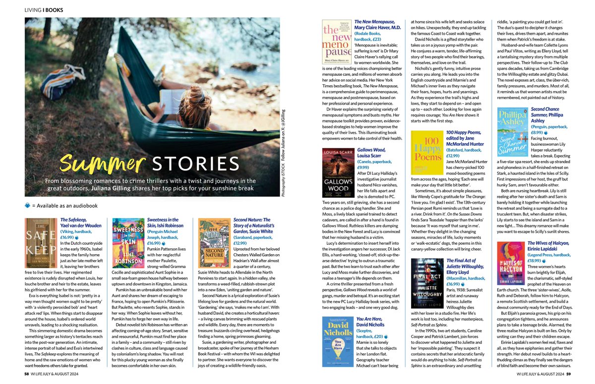 Looking for a summer read? Here are my picks for WI Life magazine.