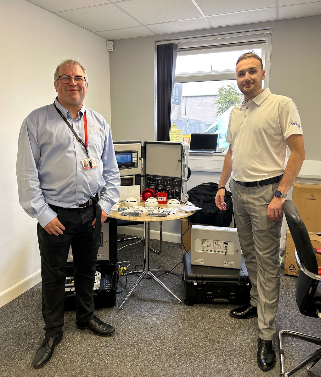 KentecFire's tweet image. Today, Dan Chapman is in Lancashire with one of our partners, Alerta Systems, and providing them with demos of our latest tech. After nearly 2 years of being a Kentec Installation Partner, it's always great to have a catch-up! 🤝
#KIP #TechDemo #Partnerships