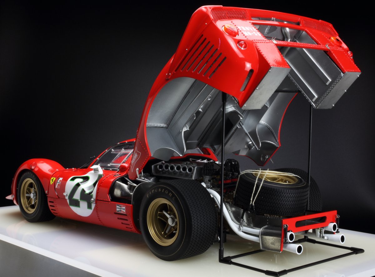 seastar200921's tweet image. 1/12 MFH フェラーリ 330P4 完成しました!
デイトナ24時間で総合2位の車体を再現しました。
当時、実車が24時間レーシングスピードで走り続け
られるとは驚きです。
ブログもやってます!
ameblo.jp/authorize-wf/
#フェラーリ #モデルファクトリーヒロ
#カーモデル