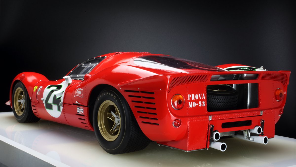 seastar200921's tweet image. 1/12 MFH フェラーリ 330P4 完成しました!
デイトナ24時間で総合2位の車体を再現しました。
当時、実車が24時間レーシングスピードで走り続け
られるとは驚きです。
ブログもやってます!
ameblo.jp/authorize-wf/
#フェラーリ #モデルファクトリーヒロ
#カーモデル