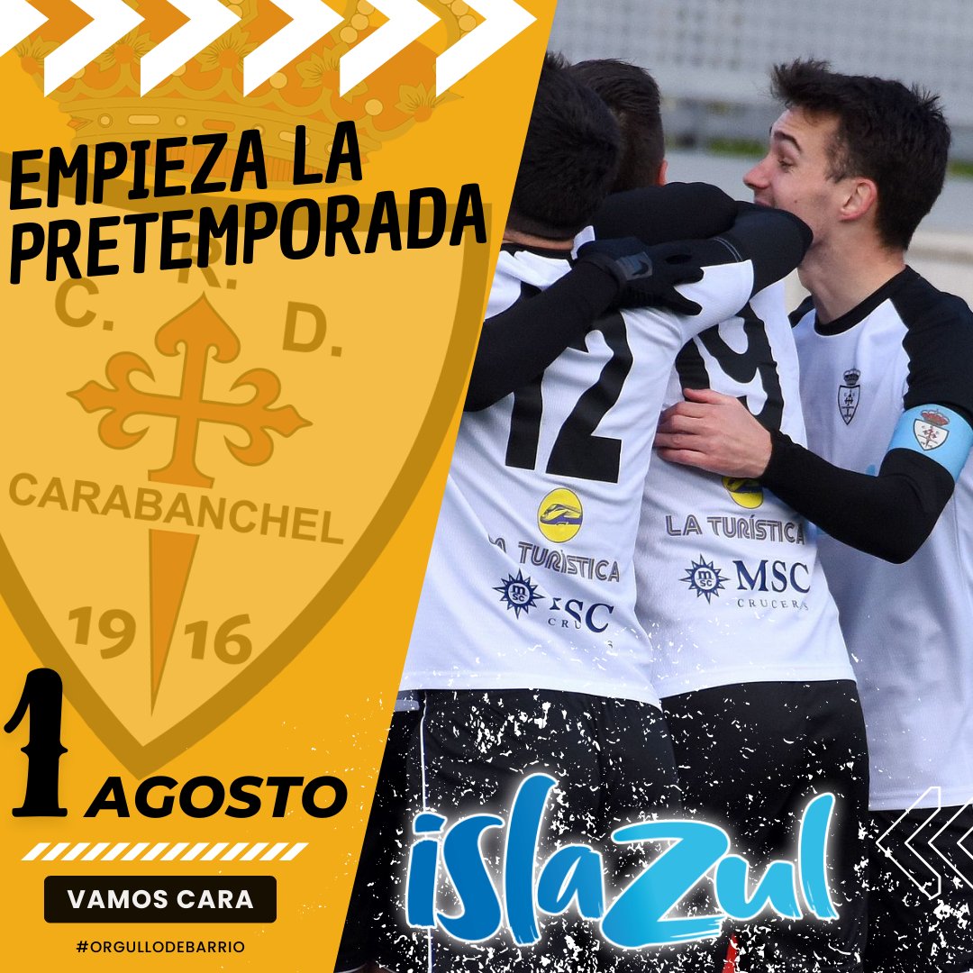 Real Club Deportivo Carabanchel (@rcdcarabanchel) on Twitter photo ๐ ๐๐๐๐๐๐๐๐๐๐๐๐
El verano es genial, pero tiene algo malo... Que apenas hay partidos del Cara ๐
Pero todo vuelve a empezar๐ค๐ค
El ๐ญ ๐๐ด๐ผ๐๐๐ผ arrancan los entrenos del primer equipo y poco despuรฉs llega el primer partido amistosoโฝ
ยฟHay ganas? ๐
#VamosCara ๐ ๐๐๐๐๐๐๐๐๐๐๐๐
El verano es genial, pero tiene algo malo... Que apenas hay partidos del Cara ๐
Pero todo vuelve a empezar๐ค๐ค
El ๐ญ ๐๐ด๐ผ๐๐๐ผ arrancan los entrenos del primer equipo y poco despuรฉs llega el primer partido amistosoโฝ
ยฟHay ganas? ๐
#VamosCara