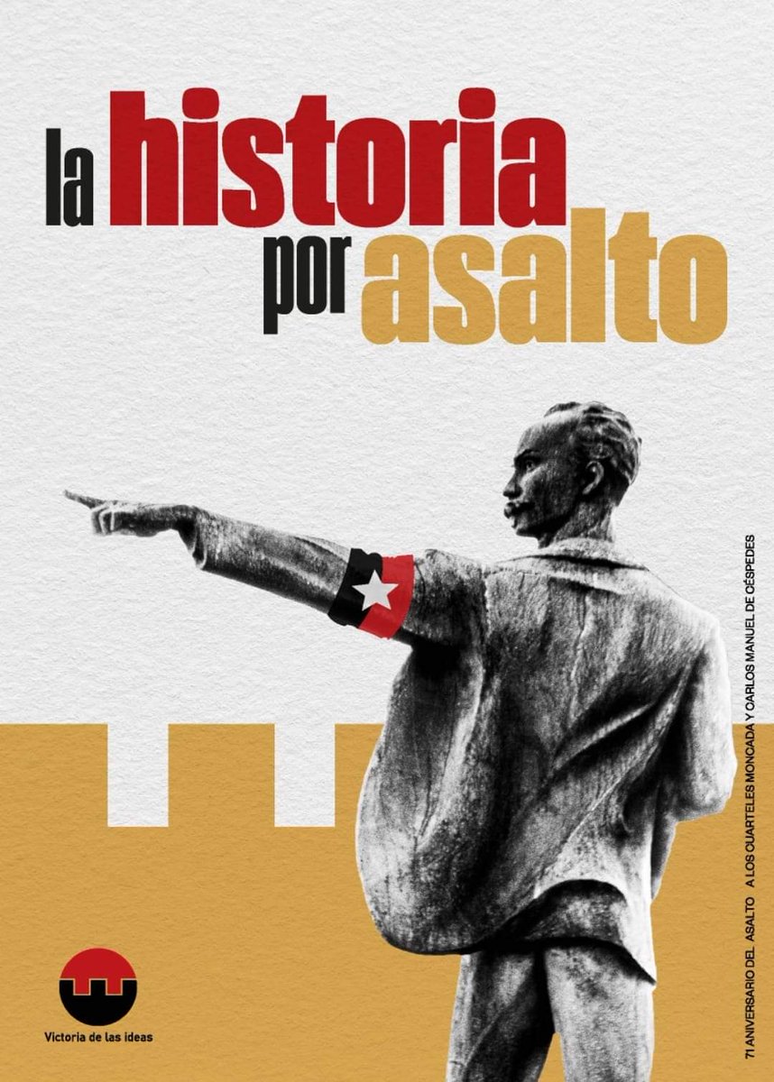 El mejor homenaje a los héroes y mártires del 26 de Julio es mantener eternamente viva la Revolución por la que ofrendaron sus vidas. Cada uno de nosotros tiene en ello su parte. Hagámosla. #LaHistoriaPorAsalto