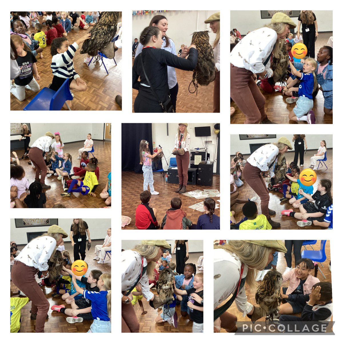 Today we were delighted to meet some interesting owls from the Royal Falconry <a href="/StSebastiansPri/">StSebastiansPrimary</a> #SebsScience