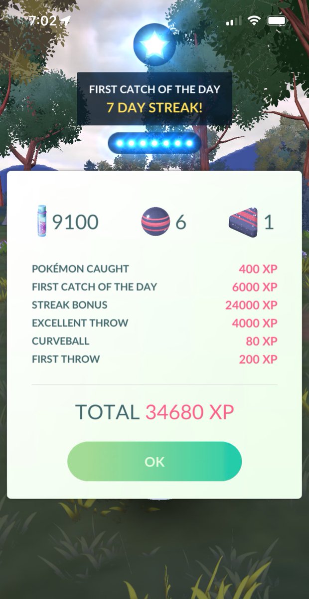 milieva13's tweet image. And just like that it is Monday! #PokemonGO #CatchThemAll #7DayStreak I am really gonna miss this 4x bonus next week…