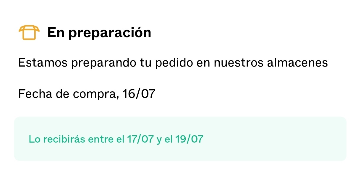 Buen trabajo el de <a href="/Bershka/">BERSHKA</a>. Pedido hecho el día 16, lo recibiré entre el 17 y el 19 de Julio, pero de que año? Porque aún está "en preparación". Y estamos a 22.