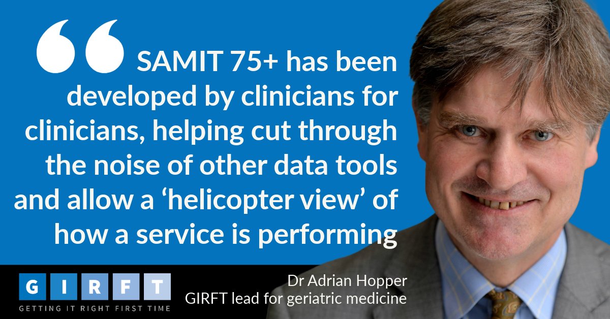Getting It Right First Time (GIRFT) (@nhsgirft) on Twitter photo šØļøā¦developed by clinicians for clinicians, helping to cut through the noise of other data toolsā¦
Dr Adrian Hopper (<a href="/hopperah/">adrian hopper</a>) on our NEW SAMIT 75+ tab, offering site-level, up-to-date emergency medical pathway data specific to frail patients
Seen it yet? bit.ly/3rUA9QU šØļøā¦developed by clinicians for clinicians, helping to cut through the noise of other data toolsā¦
Dr Adrian Hopper (<a href="/hopperah/">adrian hopper</a>) on our NEW SAMIT 75+ tab, offering site-level, up-to-date emergency medical pathway data specific to frail patients
Seen it yet? bit.ly/3rUA9QU