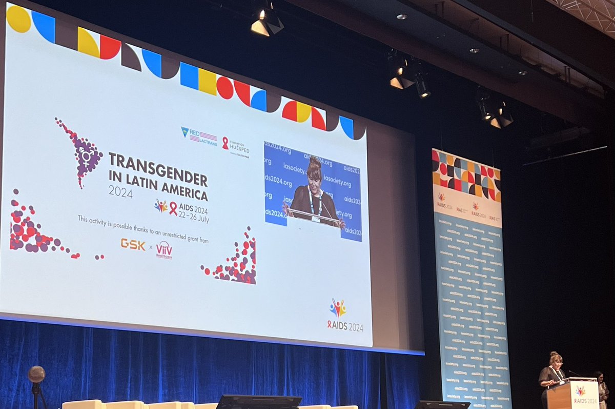Having a blast at #AIDS2024 happening now: transgender health in #Latin America. A holistic approach to improve #PrEP uptake &amp; retention - session in #spanglish - Todos unidos para finalizar #HIV #AIDS  Say hi if you’re around! 🌎 🇲🇽 🇺🇸