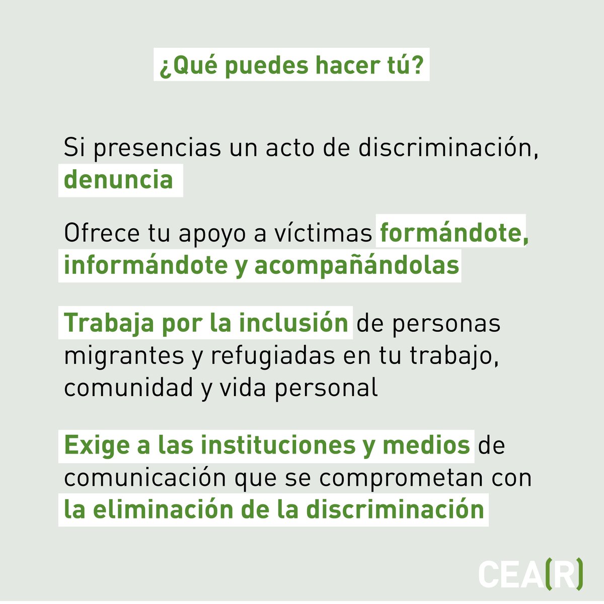 CEARefugio's tweet photo. 🚫 No podemos permitir que esta escalada continúe. Es crucial actuar desde el primer escalón y frenar esta tendencia. #FrenteAlOdioDDHH
🔗 Más info en nuestra web: https://t.co/TIaYDfzytW https://t.co/78k2XkvPXw