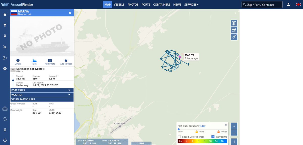 giammaiot2's tweet image. GPS/GNSS Spoofing Circles of Yaroslavl' / Jaroslavl', Russia impact naval AIS transponder at low latitude.

Via marinetraffic.com &amp;amp; vesselfinder.com

#Moscow #Yaroslavl #Russia
#Jammer #Jamming #Spoofing #GNSS #GPS #AIS #EW #ElectronicWarfare