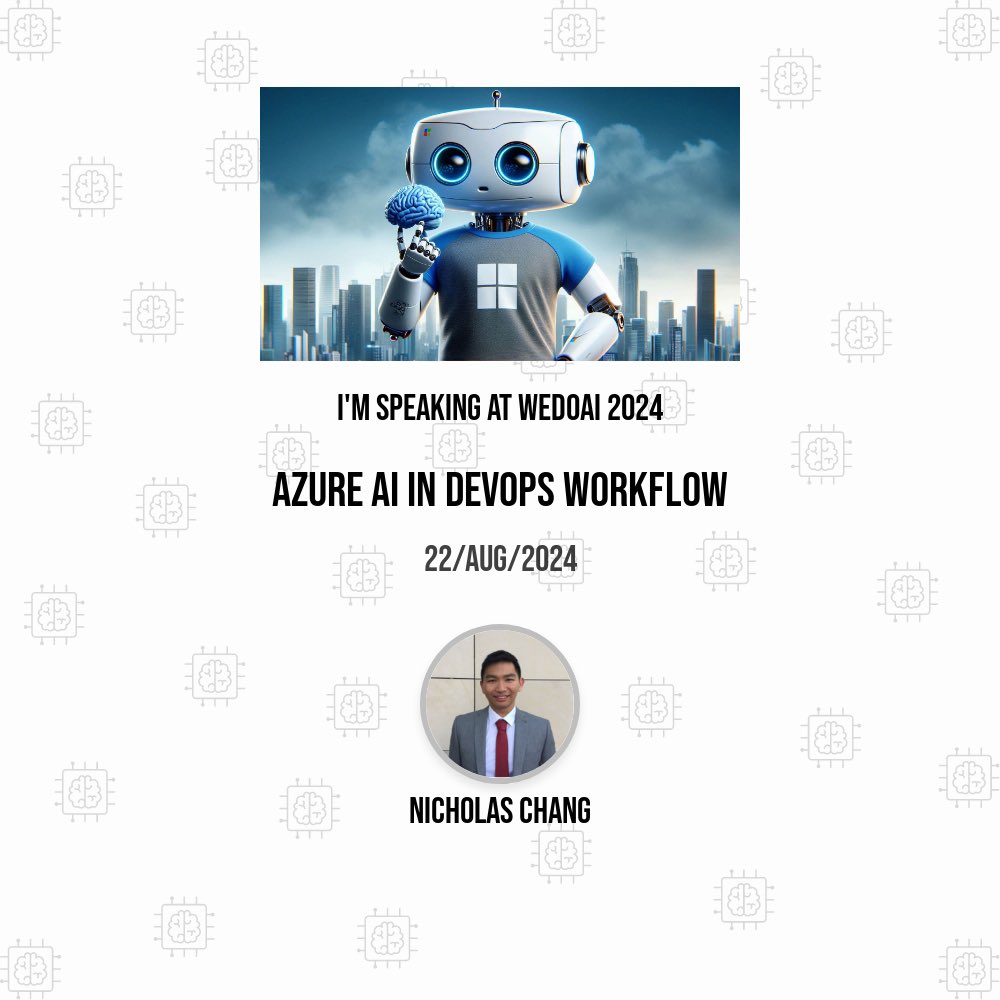 nick_cloudops's tweet image. Session got accepted for #wedoai2024. 

Call the speakers are still open. Don’t forget to submit by 8th August.

wedoai.ie

#wedoai #ai #cloudfamily #devops #microsoft #cloud