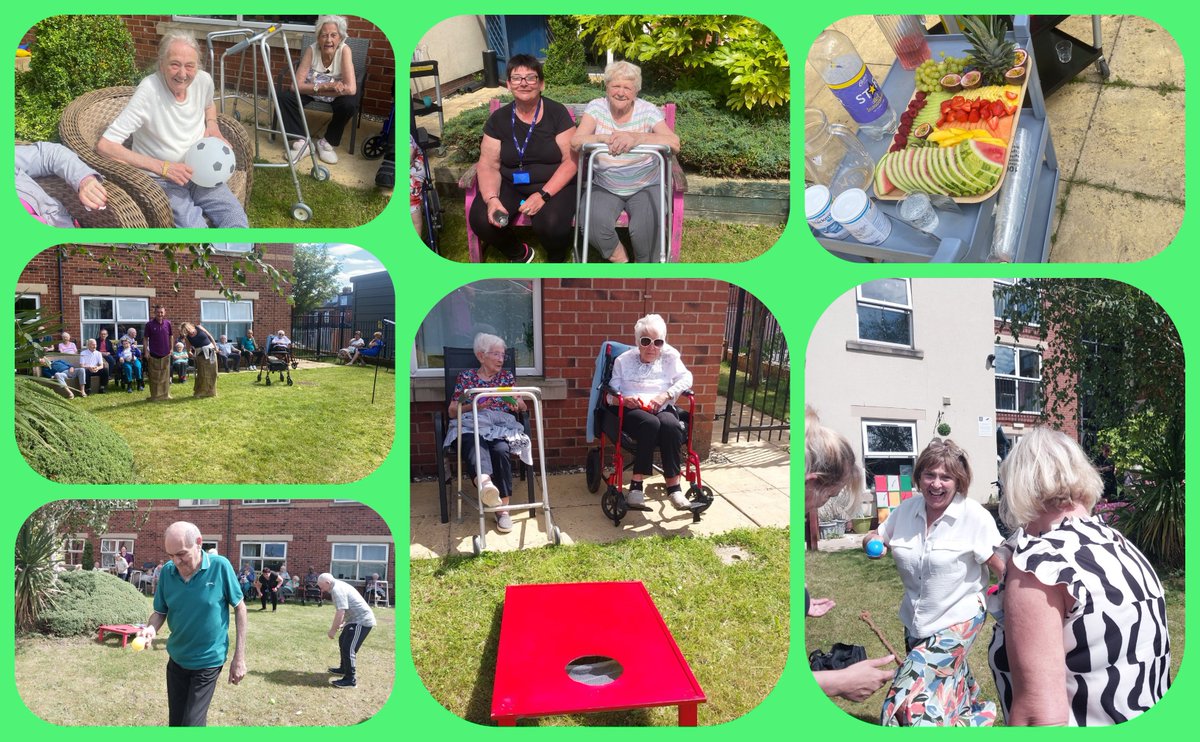 Last week was a sporty kind of week for the Berkeley crew, from the match on the 14th to our sports day on the 18th we have had a blast #activeliving #livingwithdementia #summertimemadness