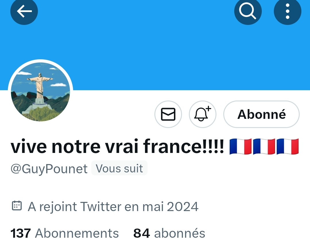 JuniorGuibole's tweet photo. INFO🚨Mes amis abonnés😉
Ainsi que l'équipe #JambonBeurre 🇨🇵 
Notre ami @GuyPounet    👍
Aurait besoin d'un petit coup de pouce pour grossir sa TL!🥳
Et ainsi lui donner plus de visibilité ! Merci de vous abonner à lui !🙏
Et n'oubliez pas!😉
Tous ensemble nous sommes plus forts!🇨🇵