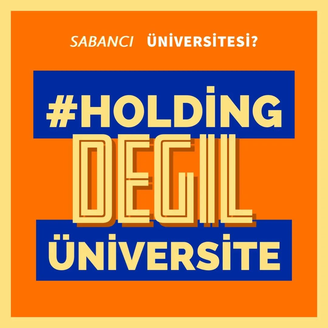 sudayanismasi's tweet photo. Tüm Sabancı öğrencilerinin, mezunlarının, velilerimizin ve hocalarımızın bu duruma ses çıkartması gerekiyor. Müşteri değil öğrenciyiz!!!
#HoldingDeğilÜniversite https://t.co/qaFWJM5pkQ
