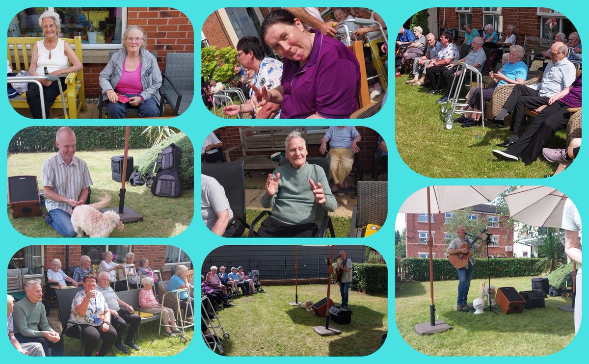 We had a lovely visit from <a href="/RichardandHoney/">Richard&Honey</a> on the 19th. Glorious sunshine, good music and a dancing fur baby,,, what more could you possibly ask for 😍#musicanddementia <a href="/HarehillsLove/">Harehills ❤️ Love</a>
