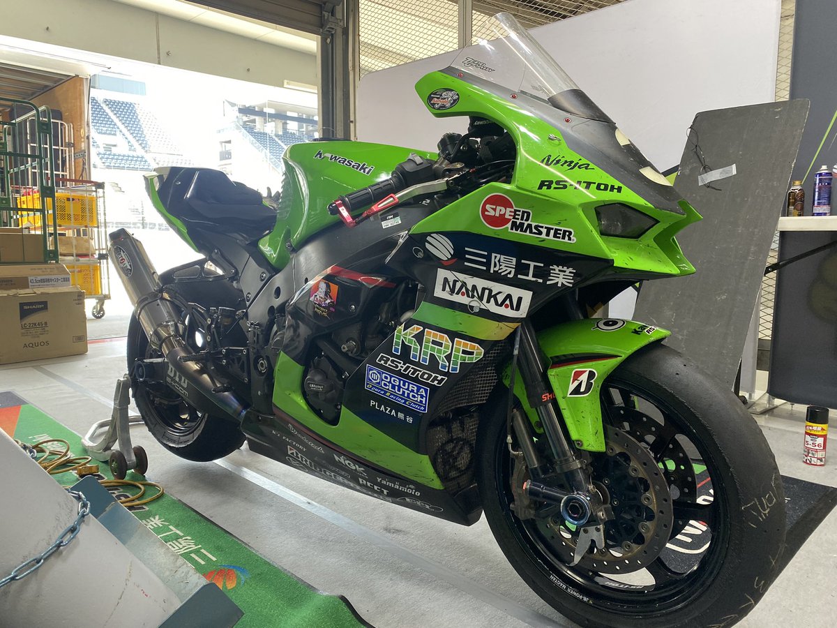 8時間トラブル無く走り切ったZX-10R！ ハイパワーなのはもちろんの