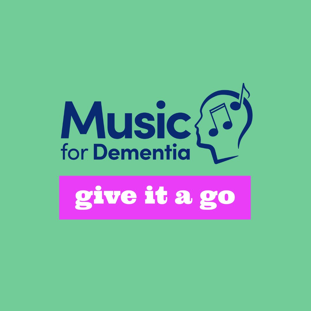 Lie on the floor with it. Dance to it. Cry to it. Laugh to it. Get into the bath with it. Go to sleep with it.

Living with somebody with dementia can be tough. And music can help.

Tell us in the comments what’s worked for you. 

And if you’ve not tried music #GiveItAGo