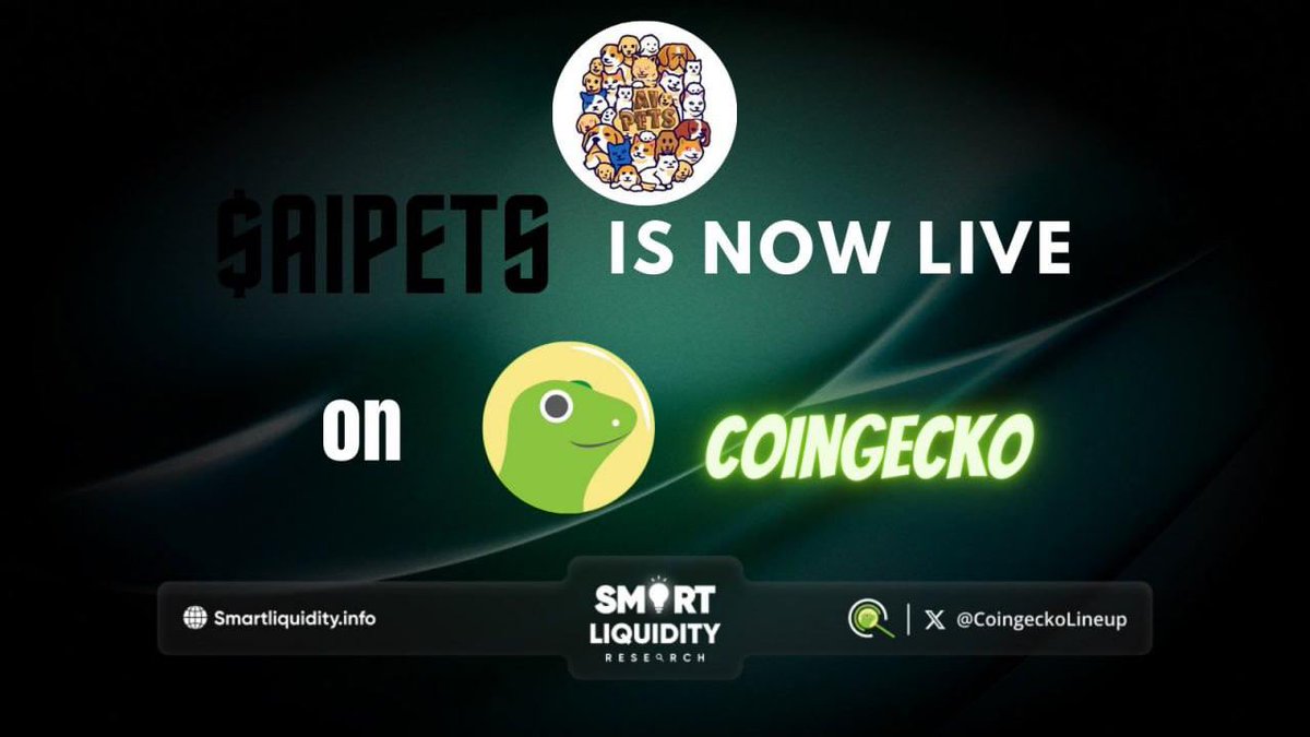 💵Don’t miss out Airdrop!!!!!!

Participate in our Airdrop and earn 12000 AIPets tokens for doing tasks.

Airdrop:
t.me/AIPetsAirdropB…

Airdrop rewards will be distributed to winners around August 25th and 500 lucky random (500 winners in total) participants will be rewarded.