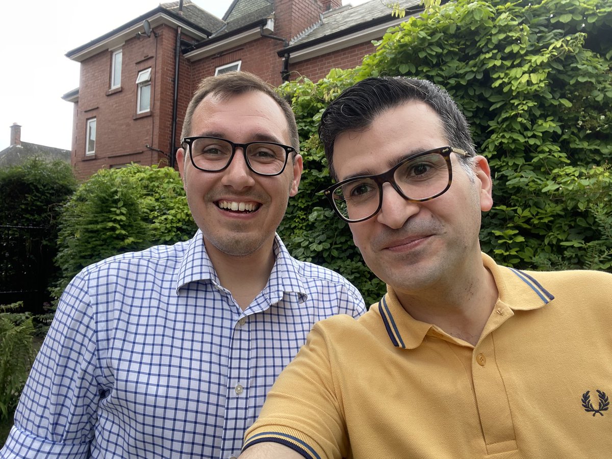 Ali4Castle's tweet photo. Pleased to see former Newcastle Councillor and new MP for Harrogate &amp; Knaresborough ⁦@tomgordonLD⁩ this weekend. He will be a great asset and I’m delighted that he has already started his hard work to improve Primary Care in his constituency and across the country #libdems https://t.co/T2Tm2uldoi