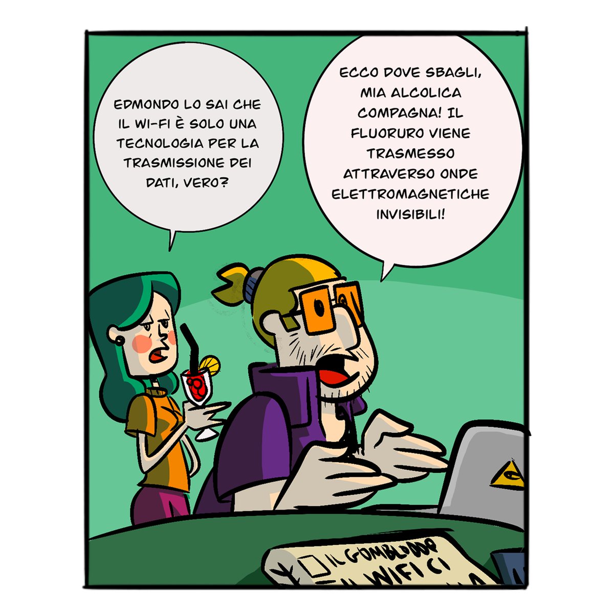 ZenZeroV's tweet image. Occhio al Wi-Fi