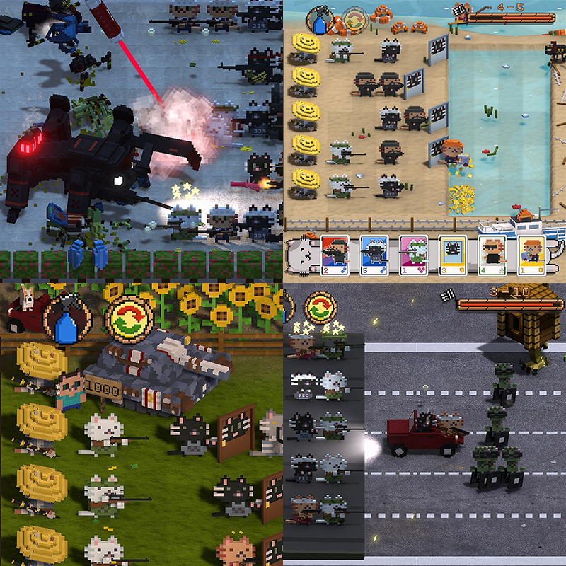 ESDigital_Games's tweet photo. Descubre la mezcla definitiva: 🍬Candy Crush se encuentra con 🧟🌻Plants vs Zombies en 🐱Cats on Duty en Steam! Ayuda a los valientes gatitos a ⚔️defender su césped en esta purr-fecta mezcla de match-3 y tower defense. ¡Ya a la venta! 🎮 https://t.co/aifquais4Y