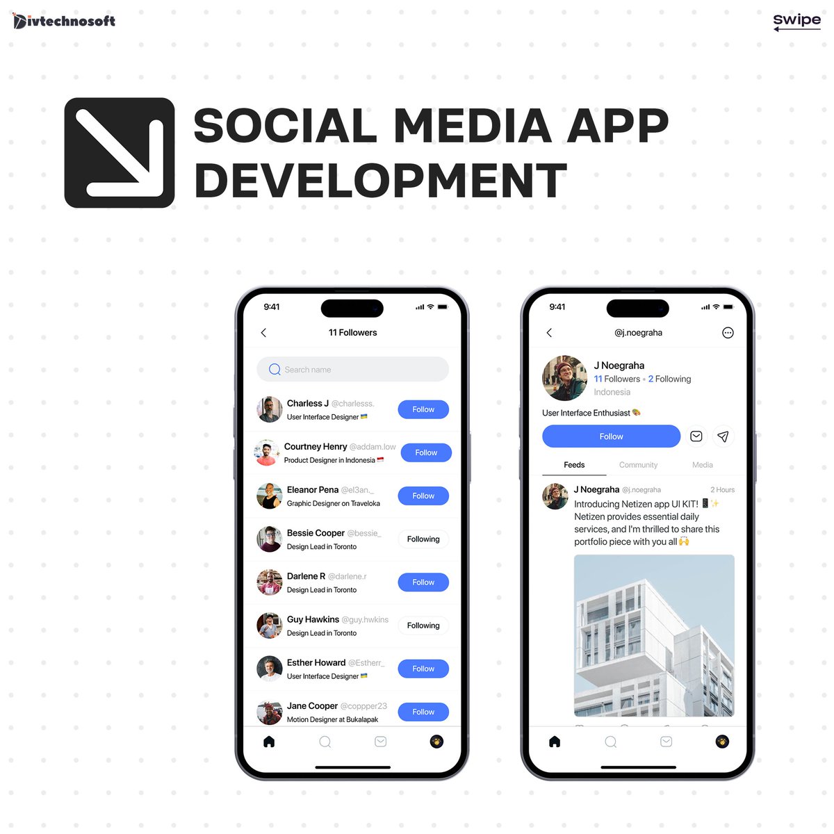 divtechnosoft's tweet photo. Revolutionizing Entertainment: Introducing customized app solutions for OTT streaming, social media, sports, and on-demand experiences.
#AppDevelopment #DigitalTransformation #divtechnosoft #ExploreMore #AppDevelopment #appsolutions #socialmediamarketing #MobileAppDevelopment https://t.co/WeiSE89Hun