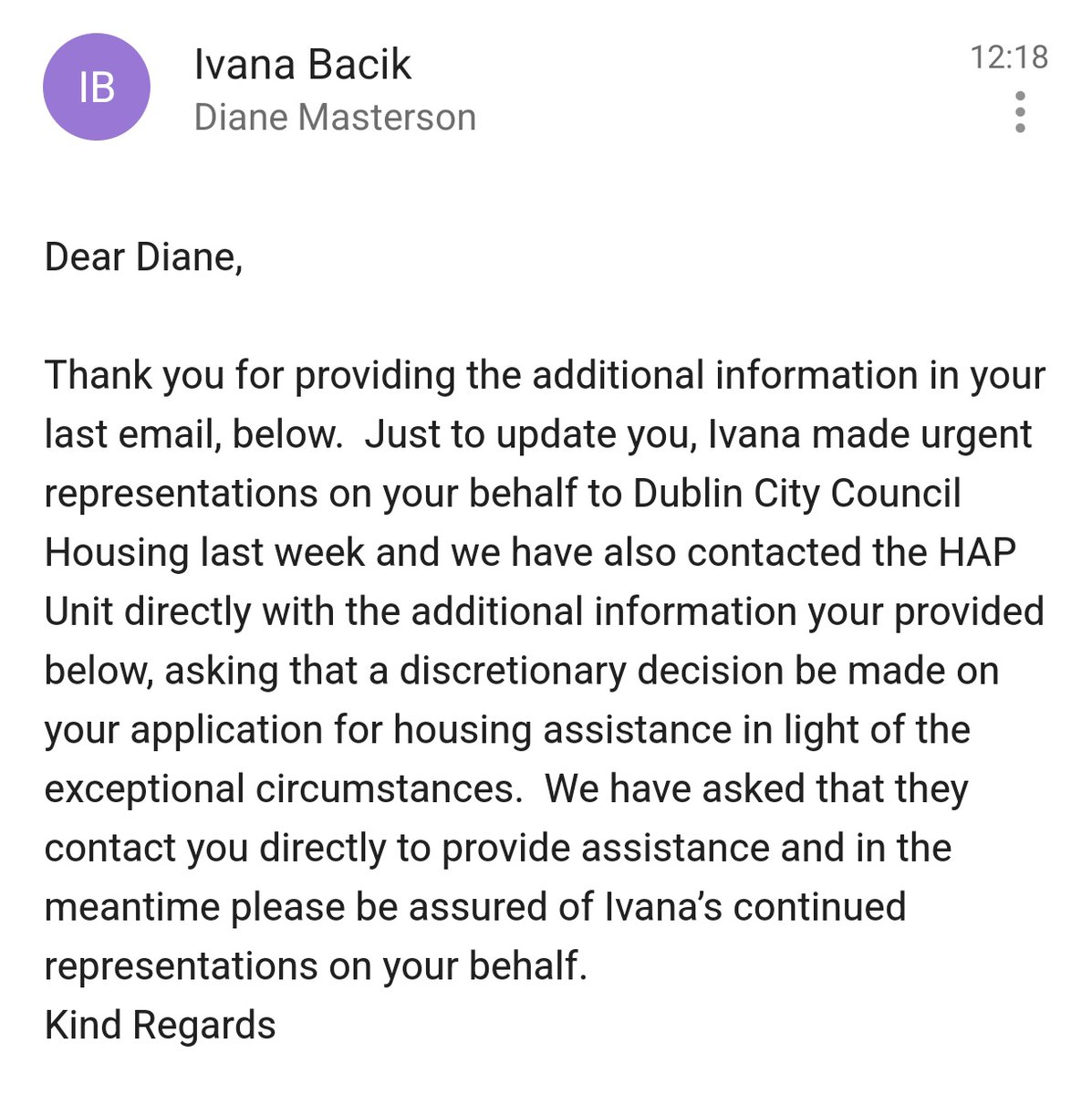 Diane Masterson (@dianejmasterson) on Twitter photo I have never voted based on party politics. I've always believed the actions of individual candidates are most impactful.
I want good, empathetic people who fight for what is right, and fair.
Engagement from <a href="/ivanabacik/">Ivana Bacik</a> and her team has been excellentππ»
<a href="/labour/">The Labour Party Ireland</a> <a href="/LabourDubSC/">LabourDubSC</a> I have never voted based on party politics. I've always believed the actions of individual candidates are most impactful.
I want good, empathetic people who fight for what is right, and fair.
Engagement from <a href="/ivanabacik/">Ivana Bacik</a> and her team has been excellentππ»
<a href="/labour/">The Labour Party Ireland</a> <a href="/LabourDubSC/">LabourDubSC</a>