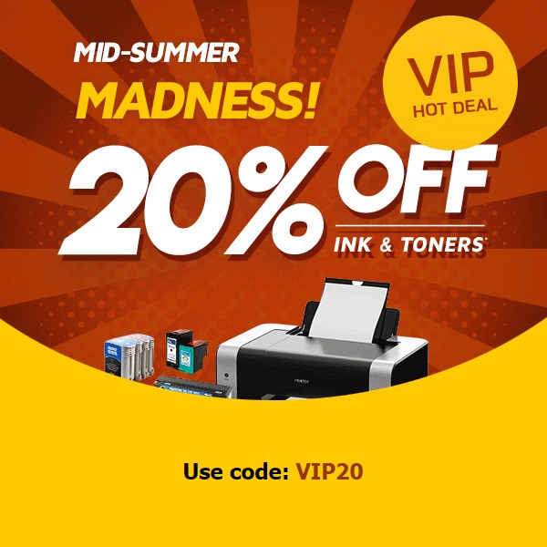 999inks's tweet image. Summer savings are here - get 20% off compatible inks and toners, but only until the end of July. FREE delivery included!
Shop now - ow.ly/Oqj850SH4GF