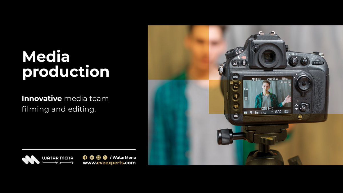 WatarMena's tweet photo. Our media production services tell your story in the most compelling way.

#whatyougetwhatyousee
#mediaproductionservices
#watarmena https://t.co/JWZB5LDKiV